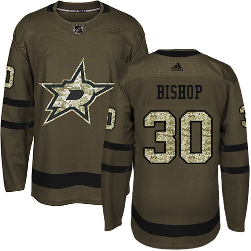 Adidas Stars #30 Ben Bishop Green Salute to Service Stitched NHL Jersey Adidas Stars #30 Ben Bishop Green Salute to Service Stitched NHL Jersey