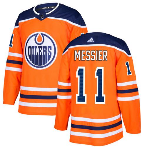Adidas Oilers #11 Mark Messier Orange Home Authentic Stitched NHL Jersey Adidas Oilers #11 Mark Messier Orange Home Authentic Stitched NHL Jersey