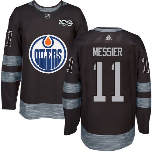 Adidas Oilers #11 Mark Messier Black 1917-2017 100th Anniversary Stitched NHL Jersey Adidas Oilers #11 Mark Messier Black 1917-2017 100th Anniversary Stitched NHL Jersey