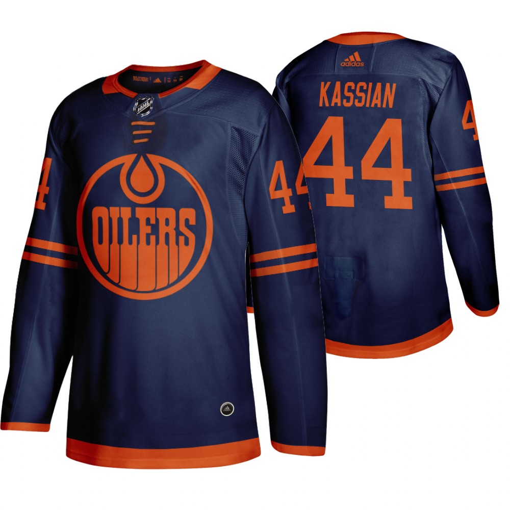 Edmonton Oilers #44 Zack Kassian Blue 2019-20 Third Alternate Jersey Edmonton Oilers #44 Zack Kassian Blue 2019-20 Third Alternate Jersey