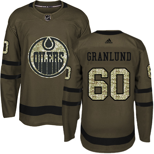 Adidas Oilers #60 Markus Granlund Green Salute to Service Stitched NHL Jersey Adidas Oilers #60 Markus Granlund Green Salute to Service Stitched NHL Jersey