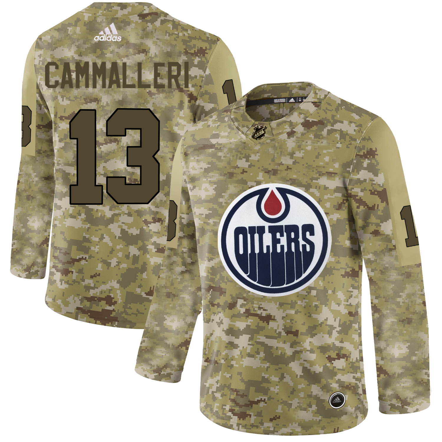 Adidas Oilers #13 Michael Cammalleri Camo Authentic Stitched NHL Jersey Adidas Oilers #13 Michael Cammalleri Camo Authentic Stitched NHL Jersey