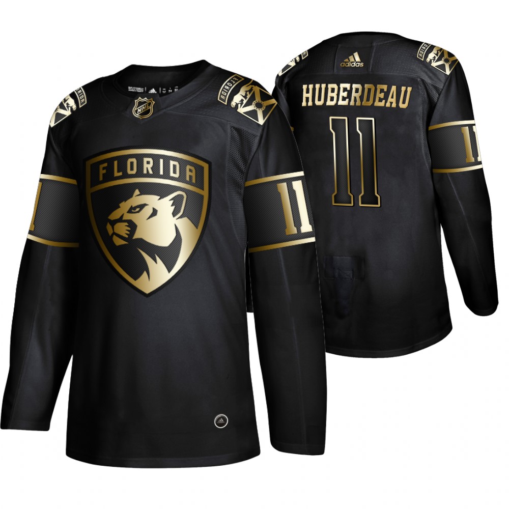 Adidas Panthers #11 Jonathan Huberdeau Men's 2019 Black Golden Edition Authentic Stitched NHL Jersey Adidas Panthers #11 Jonathan Huberdeau Men's 2019 Black Golden Edition Authentic Stitched NHL Jersey