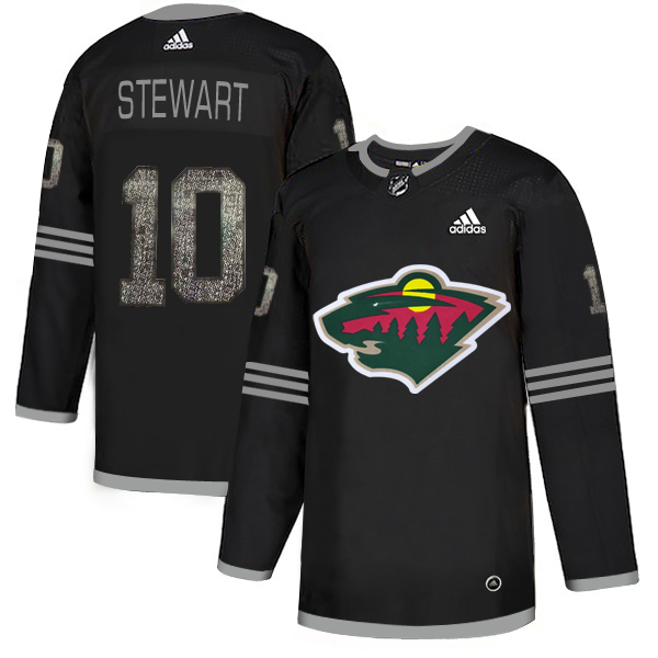 Adidas Wild #10 Cam Stewart Black Authentic Classic Stitched NHL Jersey Adidas Wild #10 Cam Stewart Black Authentic Classic Stitched NHL Jersey