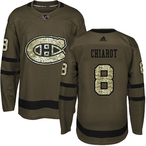 Adidas Canadiens #8 Ben Chiarot Green Salute to Service Stitched NHL Jersey Adidas Canadiens #8 Ben Chiarot Green Salute to Service Stitched NHL Jersey
