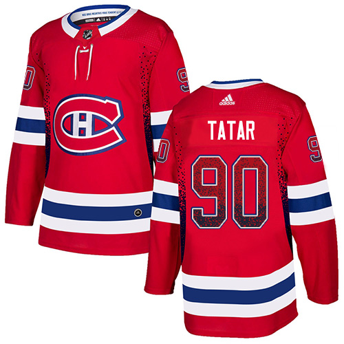 Adidas Canadiens #90 Tomas Tatar Red Home Authentic Drift Fashion Stitched NHL Jersey Adidas Canadiens #90 Tomas Tatar Red Home Authentic Drift Fashion Stitched NHL Jersey