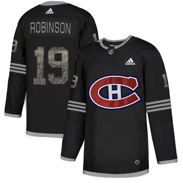 Adidas Canadiens #19 Larry Robinson Black Authentic Classic Stitched NHL Jersey Adidas Canadiens #19 Larry Robinson Black Authentic Classic Stitched NHL Jersey
