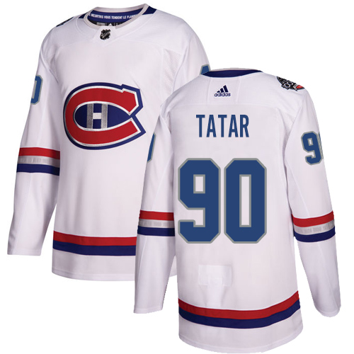 Adidas Canadiens #90 Tomas Tatar White Authentic 2017 100 Classic Stitched NHL Jersey Adidas Canadiens #90 Tomas Tatar White Authentic 2017 100 Classic Stitched NHL Jersey