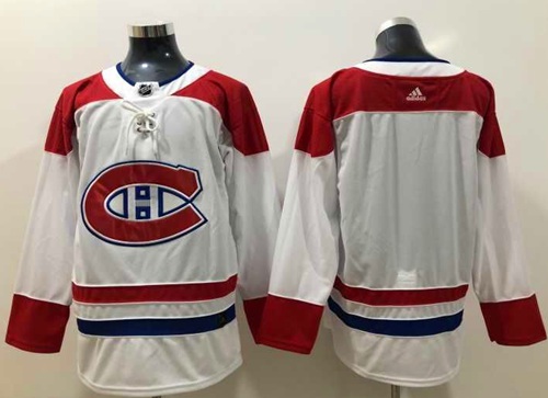 Adidas Canadiens Blank White Road Authentic Stitched NHL Jersey Adidas Canadiens Blank White Road Authentic Stitched NHL Jersey