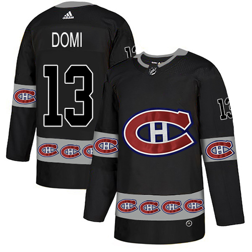 Adidas Canadiens #13 Max Domi Black Authentic Team Logo Fashion Stitched NHL Jersey Adidas Canadiens #13 Max Domi Black Authentic Team Logo Fashion Stitched NHL Jersey