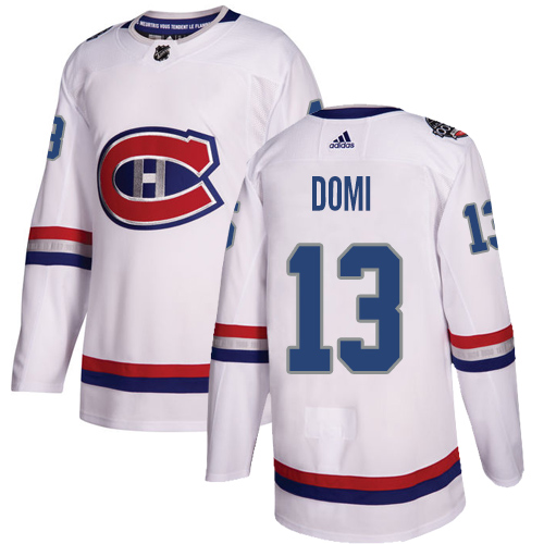 Adidas Canadiens #13 Max Domi White Authentic 2017 100 Classic Stitched NHL Jersey Adidas Canadiens #13 Max Domi White Authentic 2017 100 Classic Stitched NHL Jersey
