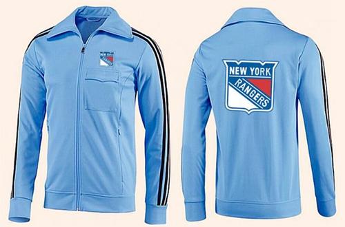 NHL New York Rangers Zip Jackets Light Blue NHL New York Rangers Zip Jackets Light Blue
