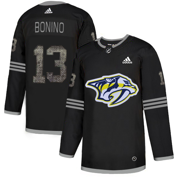 Adidas Predators #13 Nick Bonino Black Authentic Classic Stitched NHL Jersey Adidas Predators #13 Nick Bonino Black Authentic Classic Stitched NHL Jersey