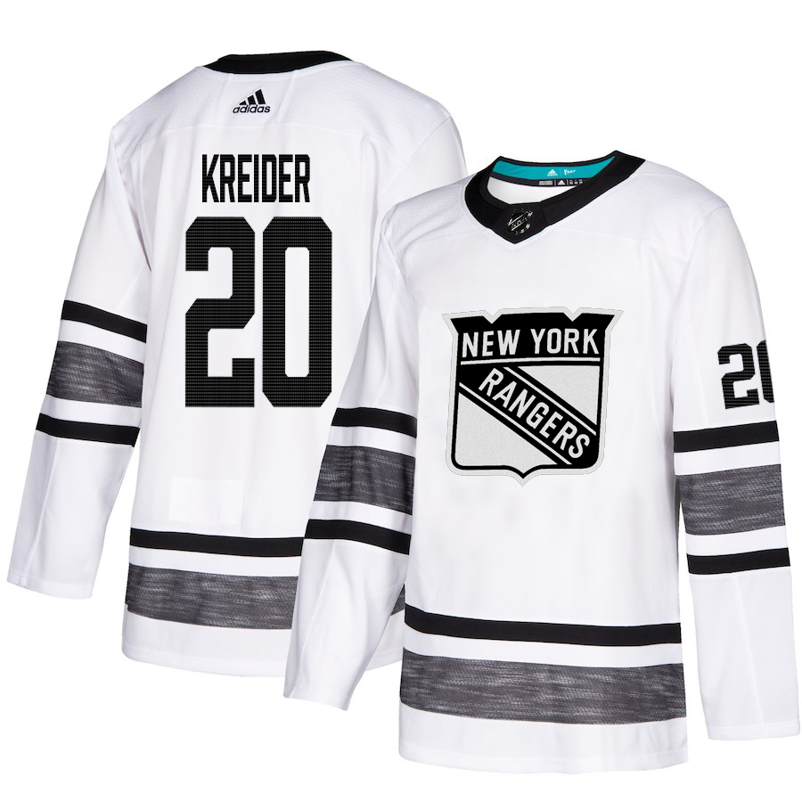 Adidas Rangers #20 Chris Kreider White 2019 All-Star Game Parley Authentic Stitched NHL Jersey Adidas Rangers #20 Chris Kreider White 2019 All-Star Game Parley Authentic Stitched NHL Jersey