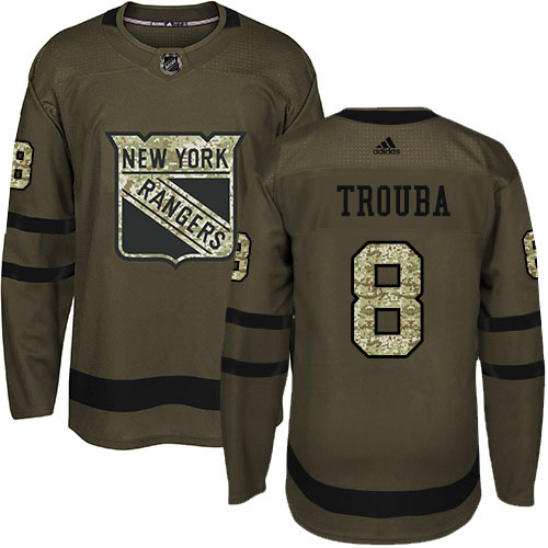 Adidas Rangers #8 Jacob Trouba Green Salute to Service Stitched NHL Jersey Adidas Rangers #8 Jacob Trouba Green Salute to Service Stitched NHL Jersey
