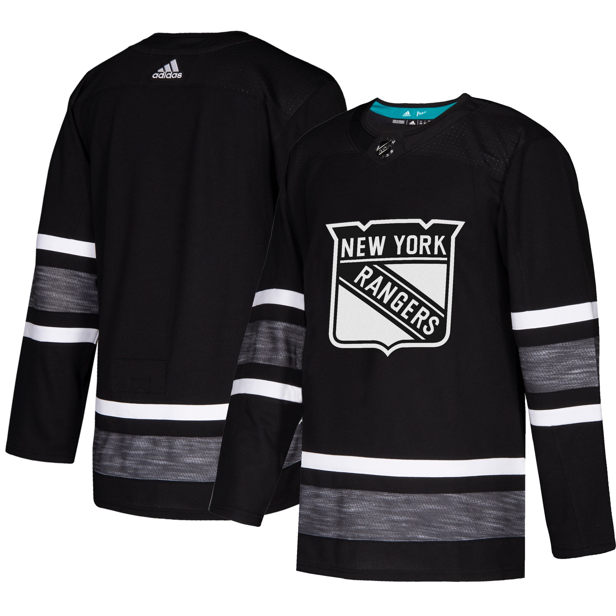 Adidas Rangers Blank Black 2019 All-Star Game Parley Authentic Stitched NHL Jersey Adidas Rangers Blank Black 2019 All-Star Game Parley Authentic Stitched NHL Jersey