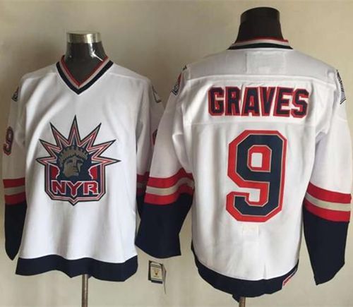 Rangers #9 Adam Graves White CCM Statue of Liberty Stitched NHL Jersey Rangers #9 Adam Graves White CCM Statue of Liberty Stitched NHL Jersey