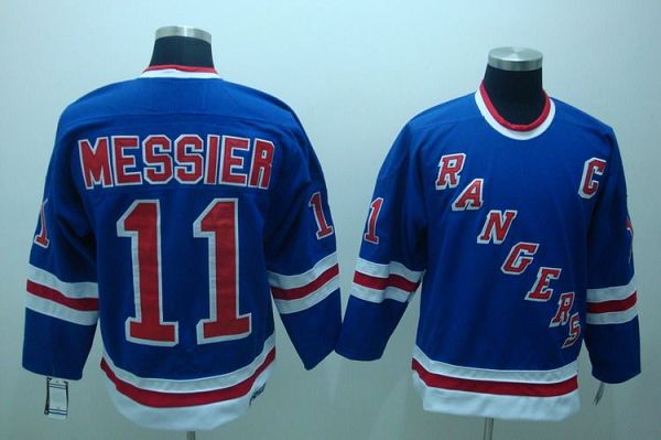 Rangers #11 Mark Messier Stitched Blue CCM Throwback NHL Jersey Rangers #11 Mark Messier Stitched Blue CCM Throwback NHL Jersey