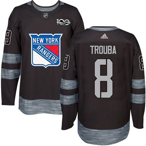Adidas Rangers #8 Jacob Trouba Black 1917-2017 100th Anniversary Stitched NHL Jersey Adidas Rangers #8 Jacob Trouba Black 1917-2017 100th Anniversary Stitched NHL Jersey