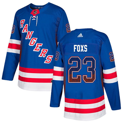 Adidas Rangers #23 Adam Foxs Royal Blue Home Authentic Drift Fashion Stitched NHL Jersey Adidas Rangers #23 Adam Foxs Royal Blue Home Authentic Drift Fashion Stitched NHL Jersey