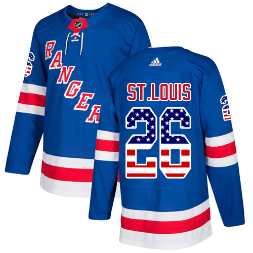 Adidas Rangers #26 Martin St. Louis Royal Blue Home Authentic USA Flag Stitched NHL Jersey Adidas Rangers #26 Martin St. Louis Royal Blue Home Authentic USA Flag Stitched NHL Jersey