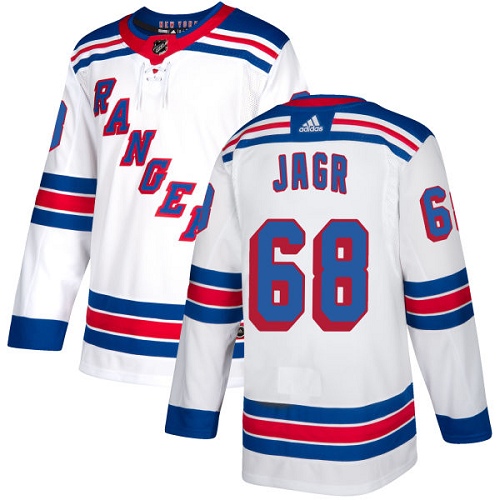 Adidas Rangers #68 Jaromir Jagr White Away Authentic Stitched NHL Jersey Adidas Rangers #68 Jaromir Jagr White Away Authentic Stitched NHL Jersey