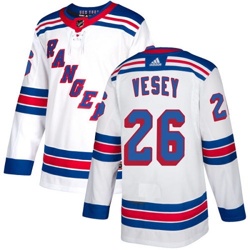 Adidas Rangers #26 Jimmy Vesey White Road Authentic Stitched NHL Jersey Adidas Rangers #26 Jimmy Vesey White Road Authentic Stitched NHL Jersey
