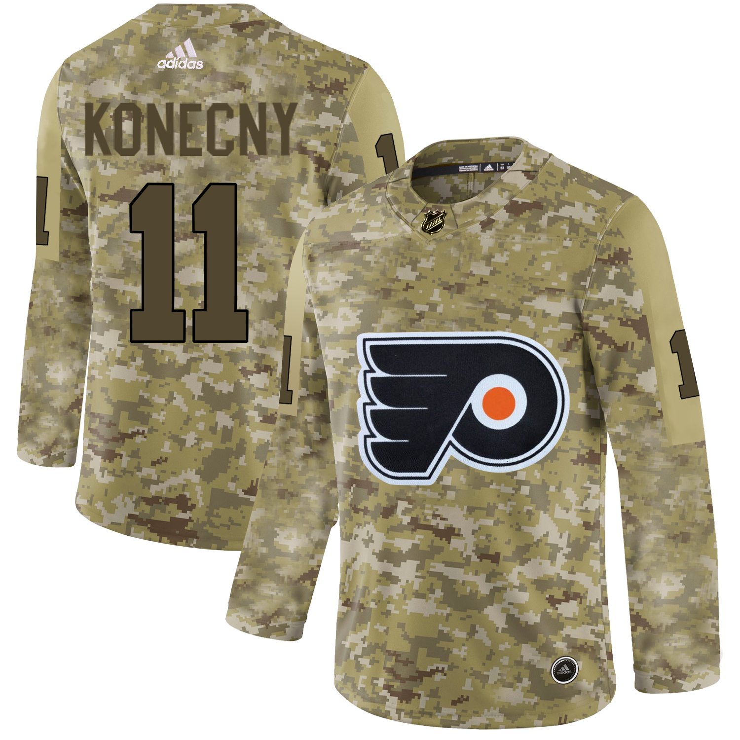 Adidas Flyers #11 Travis Konecny Camo Authentic Stitched NHL Jersey Adidas Flyers #11 Travis Konecny Camo Authentic Stitched NHL Jersey