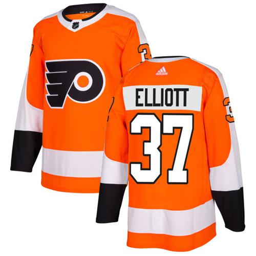 Adidas Flyers #37 Brian Elliott Orange Home Authentic Stitched NHL Jersey Adidas Flyers #37 Brian Elliott Orange Home Authentic Stitched NHL Jersey