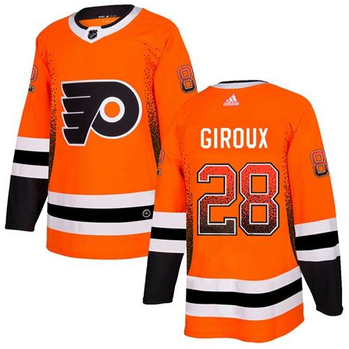 Adidas Flyers #28 Claude Giroux Orange Home Authentic Drift Fashion Stitched NHL Jersey Adidas Flyers #28 Claude Giroux Orange Home Authentic Drift Fashion Stitched NHL Jersey