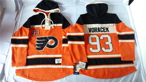 Flyers #93 Jakub Voracek Orange Sawyer Hooded Sweatshirt Stitched NHL Jersey Flyers #93 Jakub Voracek Orange Sawyer Hooded Sweatshirt Stitched NHL Jersey