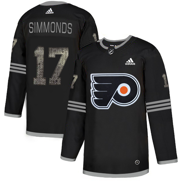 Adidas Flyers #17 Wayne Simmonds Black Authentic Classic Stitched NHL Jersey Adidas Flyers #17 Wayne Simmonds Black Authentic Classic Stitched NHL Jersey