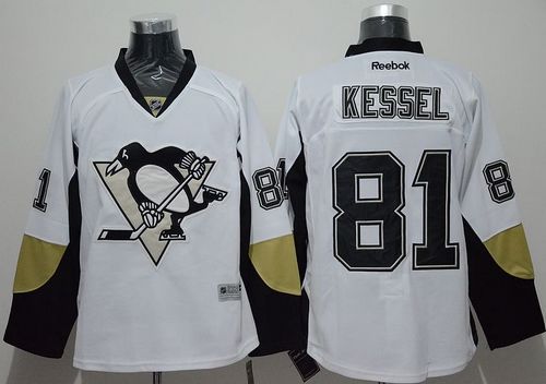 Penguins #81 Phil Kessel White Away Stitched NHL Jersey Penguins #81 Phil Kessel White Away Stitched NHL Jersey