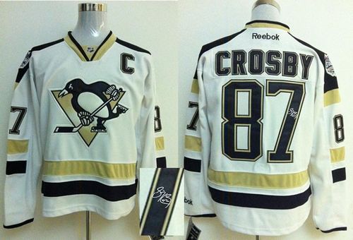 Penguins #87 Sidney Crosby White 2014 Stadium Series Autographed Stitched NHL Jersey Penguins #87 Sidney Crosby White 2014 Stadium Series Autographed Stitched NHL Jersey