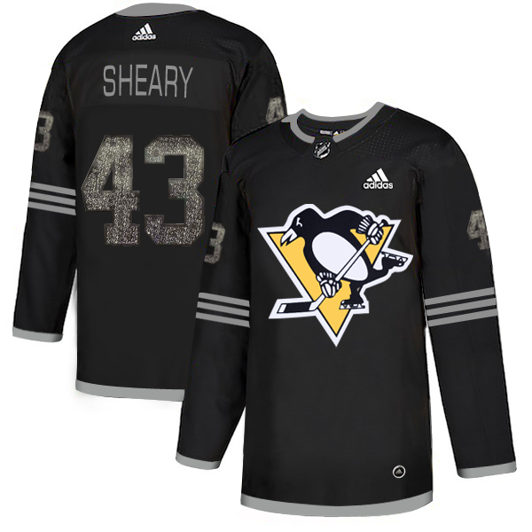 Adidas Penguins #43 Conor Sheary Black Authentic Classic Stitched NHL Jersey Adidas Penguins #43 Conor Sheary Black Authentic Classic Stitched NHL Jersey