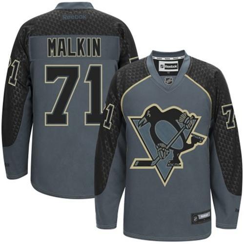 Penguins #71 Evgeni Malkin Charcoal Cross Check Fashion Stitched NHL Jersey Penguins #71 Evgeni Malkin Charcoal Cross Check Fashion Stitched NHL Jersey
