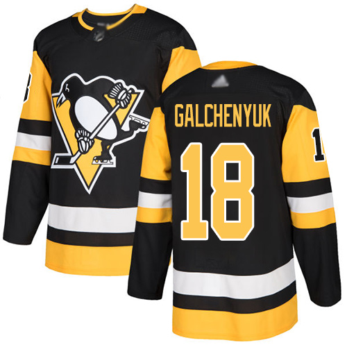 Adidas Penguins #18 Alex Galchenyuk Black Home Authentic Stitched NHL Jersey Adidas Penguins #18 Alex Galchenyuk Black Home Authentic Stitched NHL Jersey