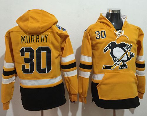 Penguins #30 Matt Murray Gold Sawyer Hooded Sweatshirt 2017 Stadium Series Stitched NHL Jersey Penguins #30 Matt Murray Gold Sawyer Hooded Sweatshirt 2017 Stadium Series Stitched NHL Jersey