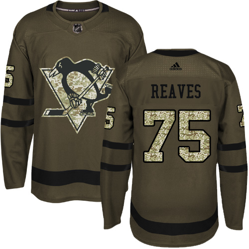Adidas Penguins #75 Ryan Reaves Green Salute to Service Stitched NHL Jersey Adidas Penguins #75 Ryan Reaves Green Salute to Service Stitched NHL Jersey