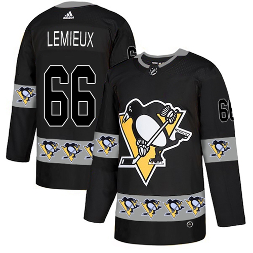 Adidas Penguins #66 Mario Lemieux Black Authentic Team Logo Fashion Stitched NHL Jersey Adidas Penguins #66 Mario Lemieux Black Authentic Team Logo Fashion Stitched NHL Jersey
