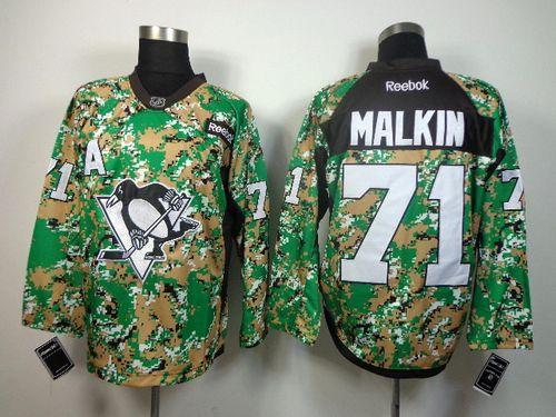 Penguins #71 Evgeni Malkin Camo Veterans Day Practice Stitched NHL Jersey Penguins #71 Evgeni Malkin Camo Veterans Day Practice Stitched NHL Jersey