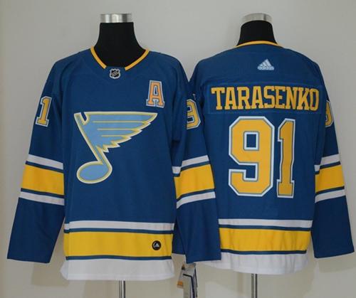 Adidas Blues #91 Vladimir Tarasenko Blue Alternate Authentic Stitched NHL Jersey Adidas Blues #91 Vladimir Tarasenko Blue Alternate Authentic Stitched NHL Jersey