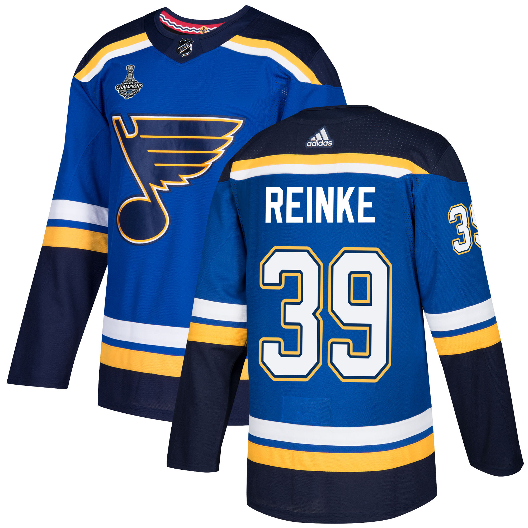 Adidas Blues #39 Mitch Reinke Blue Home Authentic 2019 Stanley Cup Champions Stitched NHL Jersey Adidas Blues #39 Mitch Reinke Blue Home Authentic 2019 Stanley Cup Champions Stitched NHL Jersey