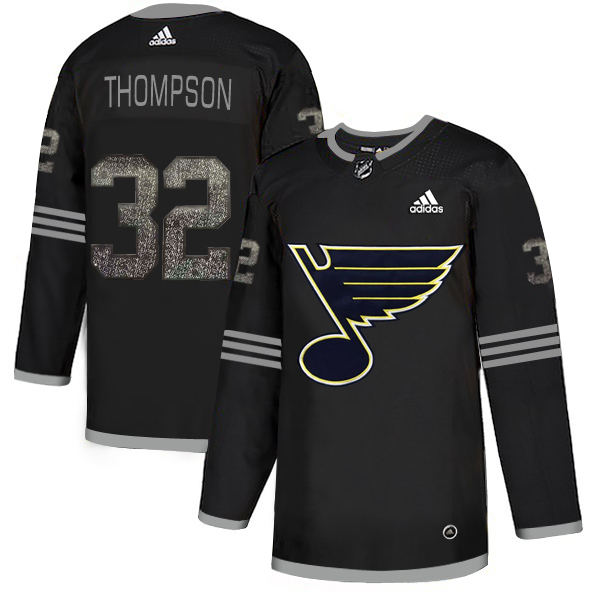 Adidas Blues #32 Tage Thompson Black Authentic Classic Stitched NHL Jersey Adidas Blues #32 Tage Thompson Black Authentic Classic Stitched NHL Jersey
