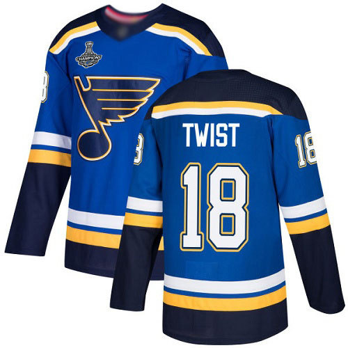 Adidas Blues #18 Tony Twist Blue Home Authentic Stanley Cup Champions Stitched NHL Jersey Adidas Blues #18 Tony Twist Blue Home Authentic Stanley Cup Champions Stitched NHL Jersey