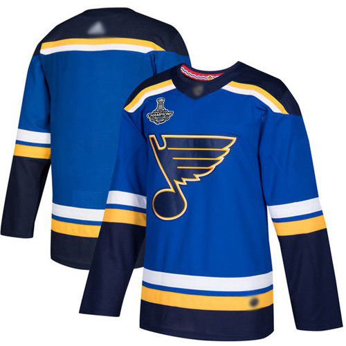 Adidas Blues Blank Blue Home Authentic Stanley Cup Champions Stitched NHL Jersey Adidas Blues Blank Blue Home Authentic Stanley Cup Champions Stitched NHL Jersey