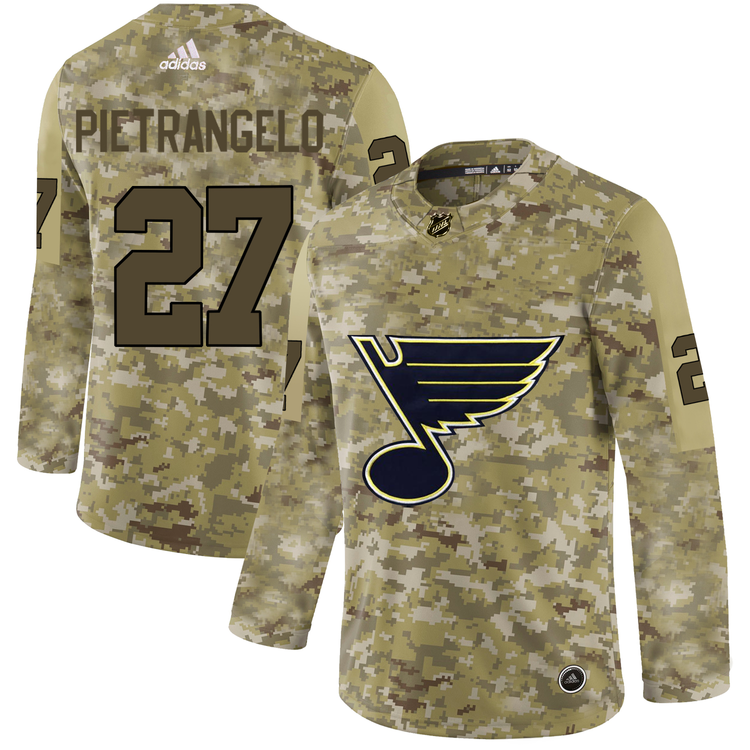 Adidas Blues #27 Alex Pietrangelo Camo Authentic Stitched NHL Jersey Adidas Blues #27 Alex Pietrangelo Camo Authentic Stitched NHL Jersey