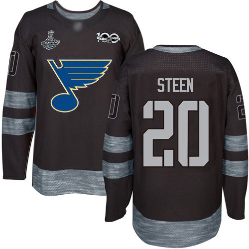 Adidas Blues #20 Alexander Steen Black 1917-2017 100th Anniversary Stanley Cup Champions Stitched NHL Jersey Adidas Blues #20 Alexander Steen Black 1917-2017 100th Anniversary Stanley Cup Champions Stitched NHL Jersey