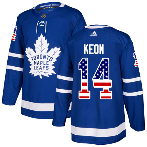Adidas Maple Leafs #14 Dave Keon Blue Home Authentic USA Flag Stitched NHL Jersey Adidas Maple Leafs #14 Dave Keon Blue Home Authentic USA Flag Stitched NHL Jersey