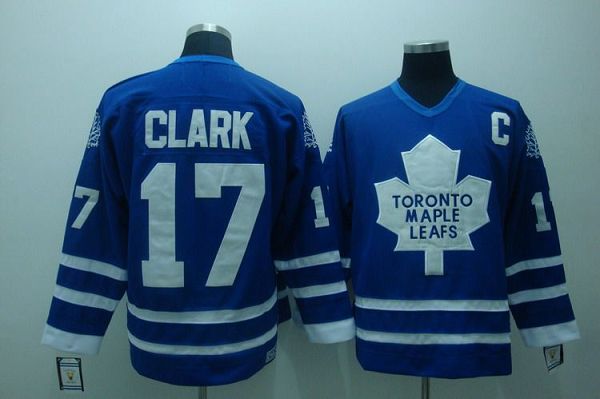 Maple Leafs #17 Wendel Clark Stitched Blue CCM Throwback NHL Jersey Maple Leafs #17 Wendel Clark Stitched Blue CCM Throwback NHL Jersey